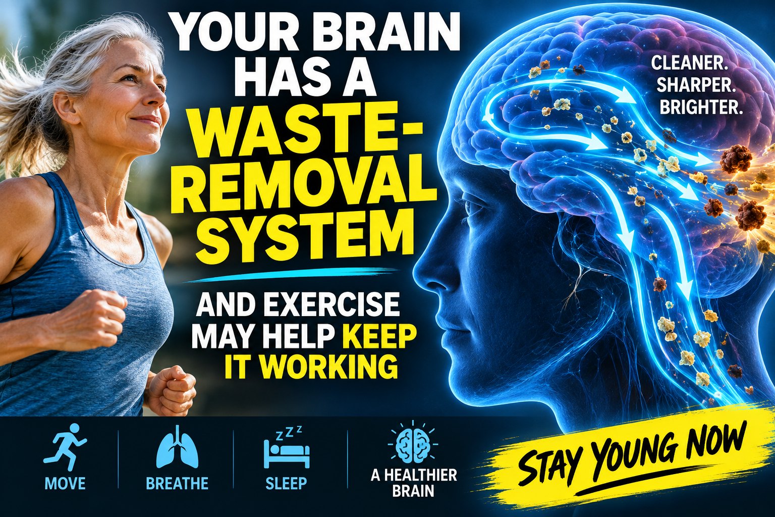 Your Brain Has a Waste-Removal System&mdash;and Exercise May Help Keep It Working